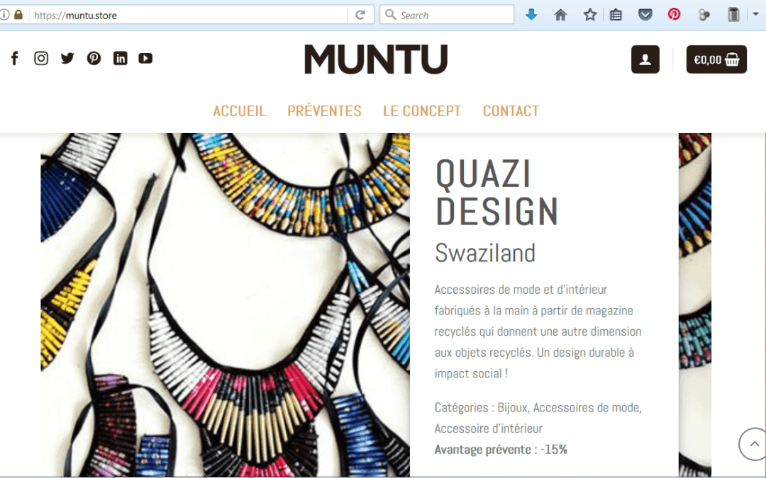 Préventes MUNTU, le concept